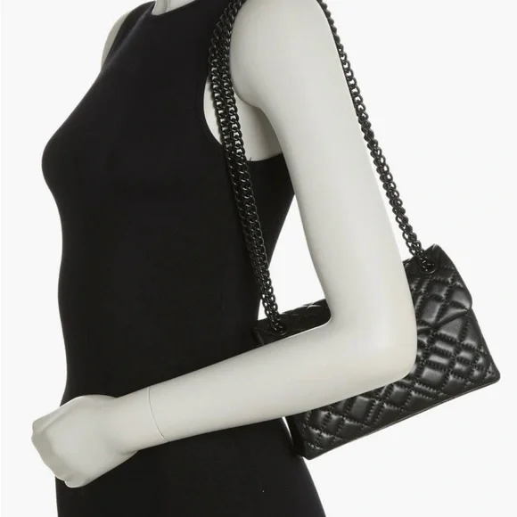 Kurt Geiger London Mini Brixton Drench Leather Shoulder Bag - Picture 9 of 11